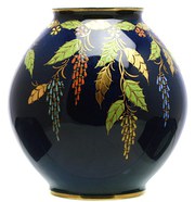 Carlton Ware Art Deco Leaf Vas