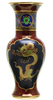 Carlton Ware Vase Dragon in Ca