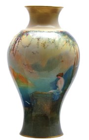antique ceramics royal worcester vase c1926 by Royal Worcester Vase C1926 by