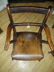 antique furniture victorian ash elm armchair Victorian Ash Elm Armchair