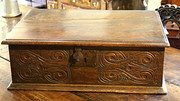 17th Century Oak Bible Box
