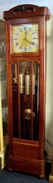 antique clocks & timepieces superb gustav becker mahogany Superb Gustav Becker Mahogany