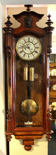 Walnut Twin Weight Vienna Wall