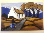 Framed Irish Painting By Roone