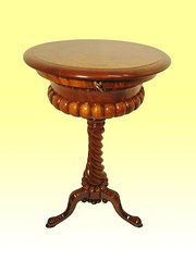 Magnificant Antique Burr Walnu