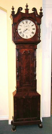 antique clocks & timepieces regency longcase clock by r b Regency Longcase Clock by R B