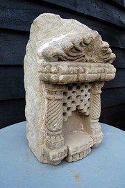 A 19thC Carved Stone Shrine