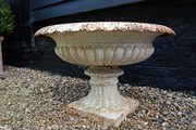 A Large Victorian Cast Iron Ur