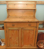 A Rustic Victorian Pine Cupboa