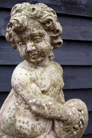 Mid 20thC Stone Figure of a Ch
