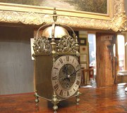 antique clocks & timepieces scarce vintage lantern clock b Scarce Vintage Lantern Clock b