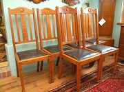Set of Six Arts  Crafts Golden