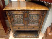 TG Oak Jacobean Style Storage
