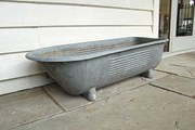 Vintage Galvanised Childs Bath