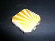antique silver art deco silver guilloche comp Art Deco Silver Guilloche Comp