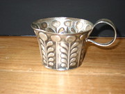 Art Nouveau Silver Christening