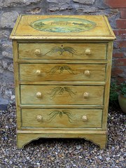 Victorian painted chest
