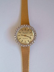 14CT Gold  Diamond Ladys Wrist