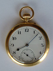 18CT Gold Gents Pocket Watch L
