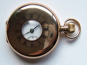9CT Gold Gents Half Hunter Poc