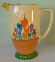 ceramics designer: clarice cliff pottery and ceram a clarice cliff crocus pattern A Clarice Cliff Crocus Pattern