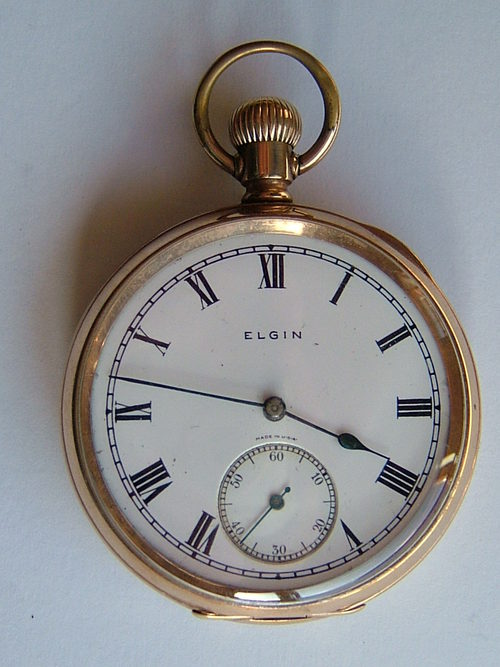 Antiques Atlas A Good Elgin Gold/P Pocket Watch, C1924