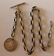Antique Fancy Silver Pocket Wa