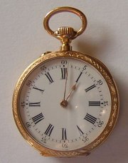 antique and vintage watches swiss gold fob pocket Antique Swiss Gold Fob Pocket
