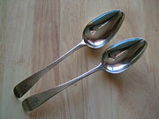 Pair Scottish Silver Tablespoo