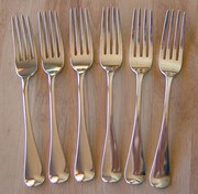 Set of Six Antique Irish Silve