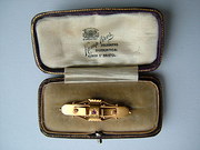 Victorian 15CT Gold Garnet Set