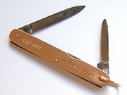 Victorian 9CT Gold Penknife JC