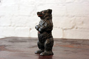 miscellaneous antiques 19thc cast iron black bear mon 19thC Cast Iron Black Bear Mon