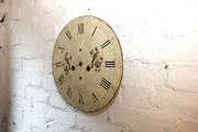 antique clocks & timepieces a pretty 19thc painted grandfa A Pretty 19thC Painted Grandfa