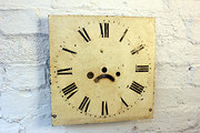 Painted Grandfather Clock Dial