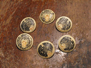 Set of 6 1920s Japanese Ivory