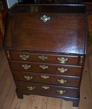 Geo II Small Oak Bureau
