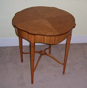 Satinwood Occasional Table Lat