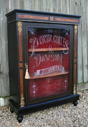 antique furniture victorian ebonised pier cabine Victorian Ebonised Pier Cabine