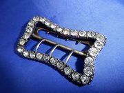 c1840 Antique Solid Silver Buc
