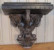 18th Century carved oak wall b