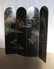 19th Century Black Lacquer 4 F