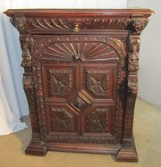 19th Century Carved Gothic Oak