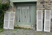 2 Pairs of French Louvered Shu