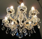 A Charming  Glass and Brass 8