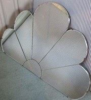 A Lovely Art Deco Fan Wall Mir