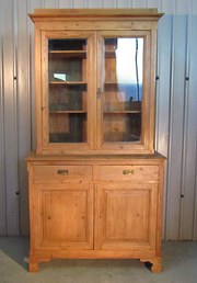 A Tall French Pine Bookcase