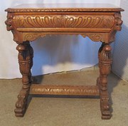 A Victorian Green Man Carved G