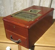 A Victorian Mahogany Shop Till