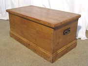 A Victorian Pine Blanket Box o